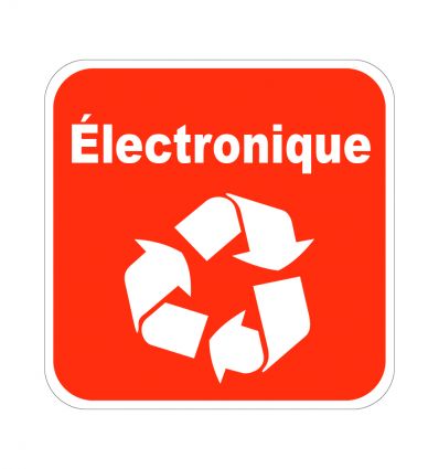 Autocollant tri sélectif