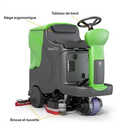 Autolaveuse autoportée ICA CT110