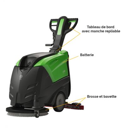 Autolaveuse Autotractée ou Semi-tractée ICA CT46