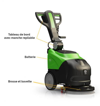 Autolaveuse ICA CT15 Semi-tractée
