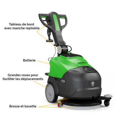 Autolaveuse ICA CT30 Semi-tractée