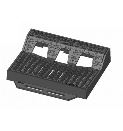Avaloir en fonte avec grille