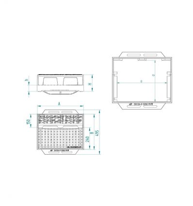 Avaloir en fonte avec grille