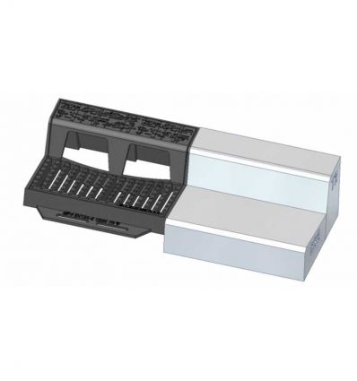 Avaloir en fonte avec grille