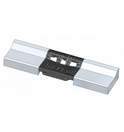Avaloir en fonte avec grille