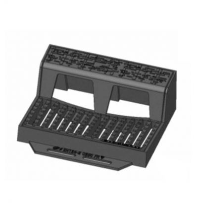 Avaloir en fonte avec grille