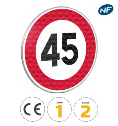 B14 - Panneau limitation de vitesse à 45 km/h