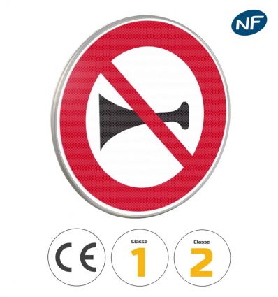 B16 - Panneau klaxon et signaux sonores interdits