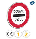 B4 - Panneau arrêt au poste de douane