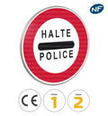 B5b - Panneau arrêt au poste de police