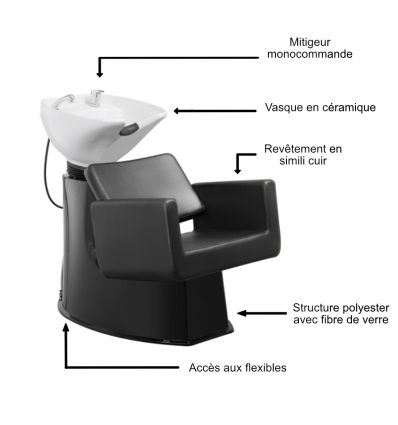 Bac à Shampoing Professionnel