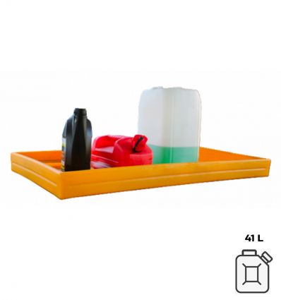 Plateau de rétention pour rayonnage