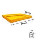 Plateau de rétention pour rayonnage
