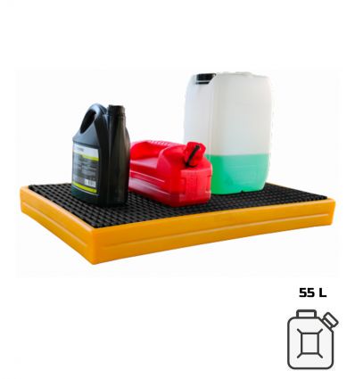 Plateau de rétention pour rayonnage