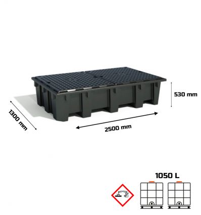 Bac de rétention pour IBC