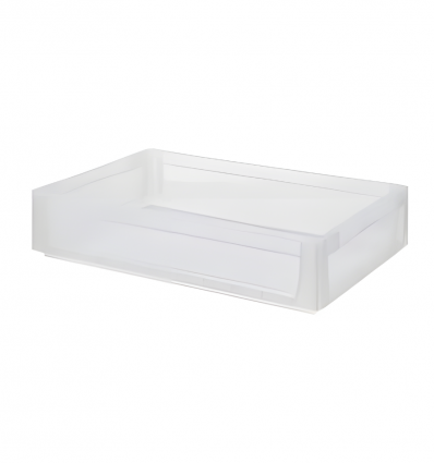 Bac gerbable transparent