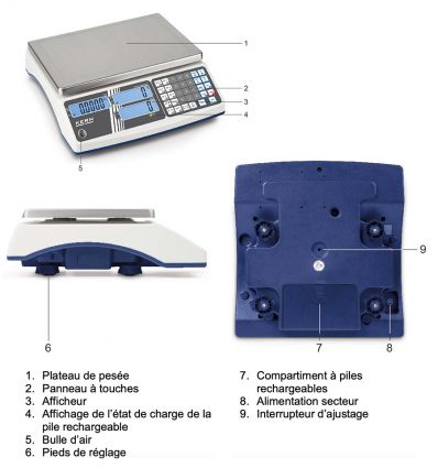 Balance compteuse 3 kg à 30 kg
