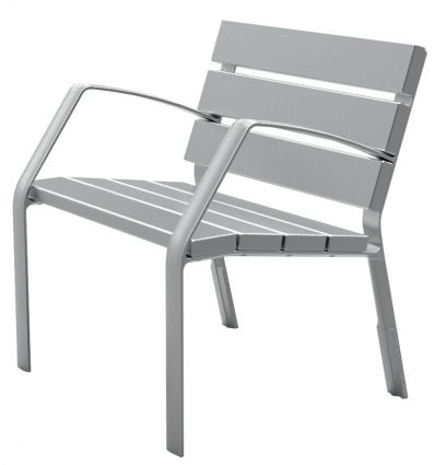 Fauteuil en aluminium anodisé - Mobilier urbain