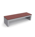 Banc béton assise bois