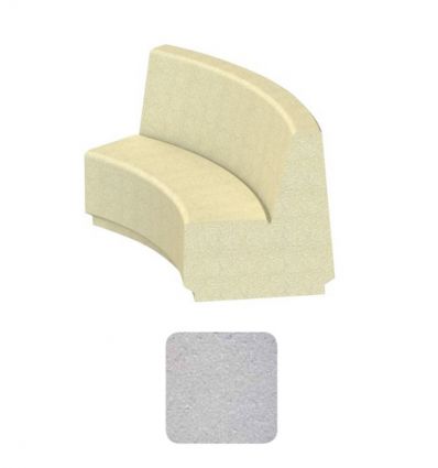 Banc béton extérieur modulable