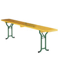 Banc de brasserie pliant bois piètement arrondi ou cornière