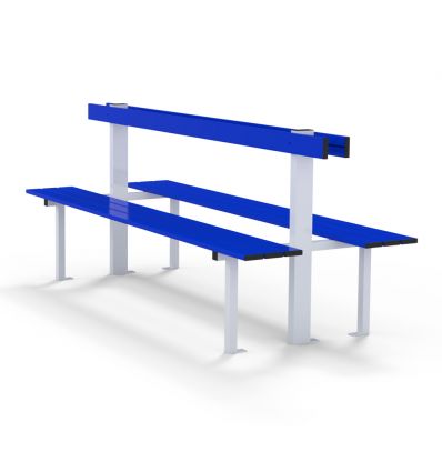 Banc de vestiaire double sur-mesure