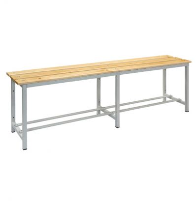 Banc de vestiaire en bois simple