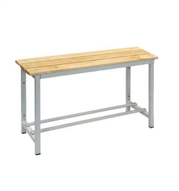 Banc de vestiaire en bois simple