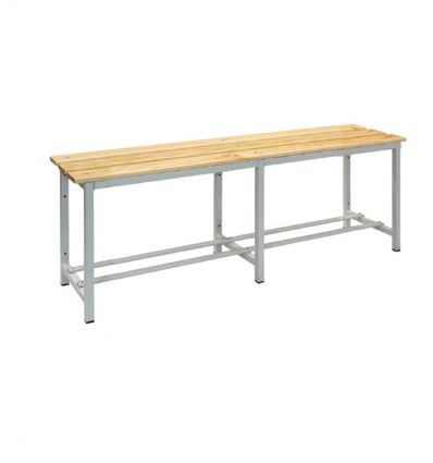 Banc de vestiaire en bois simple