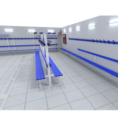 Banc de vestiaire simple sur-mesure