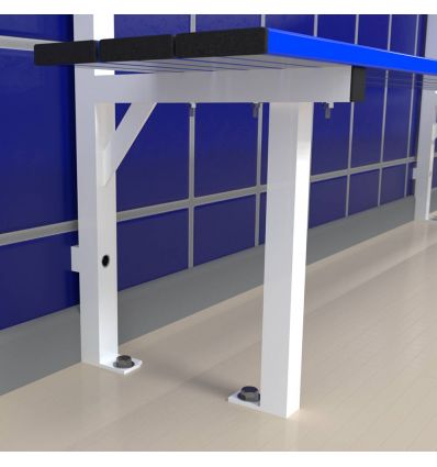 Banc de vestiaire simple sur-mesure