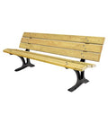 Banc de ville bois et fonte 6 lames
