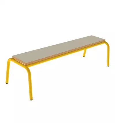 Banc école primaire sans dossier