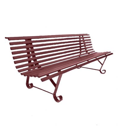Banc Public Extérieur en Acier à lattes