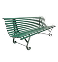 Banc Public Extérieur en Acier à lattes