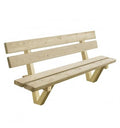 Banc public extérieur en pin traité autoclave