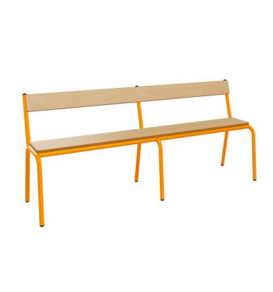 Banc maternelle avec dossier