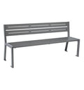 Banc public acier à lames