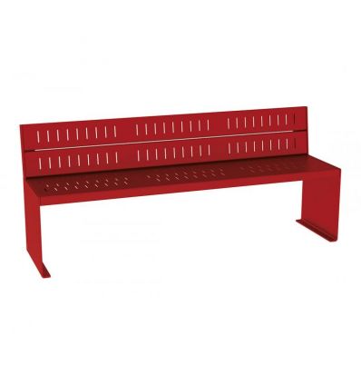 Banc public en acier 1800 mm