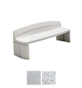 Banc public en béton élégant