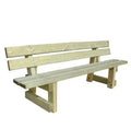 Banc Public En Bois Traité Autoclave