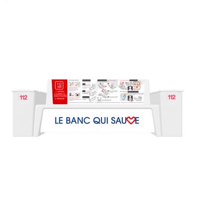 Banc public en plastique qui Sauve des Vies