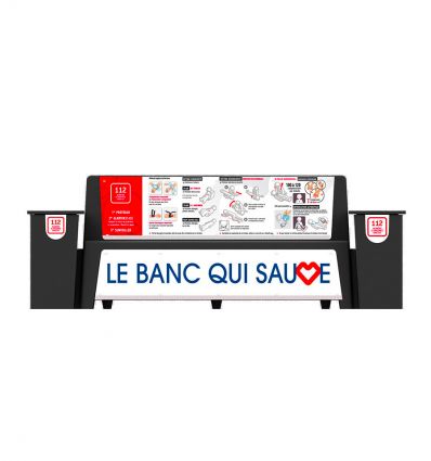 Banc public en plastique qui Sauve des Vies