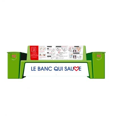 Banc public en plastique qui Sauve des Vies