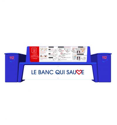 Banc public en plastique qui Sauve des Vies
