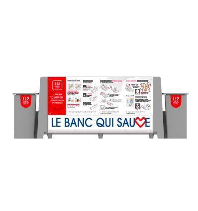Banc public en plastique qui Sauve des Vies