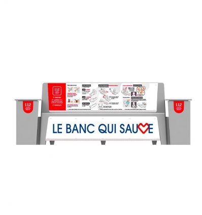 Banc public en plastique qui Sauve des Vies