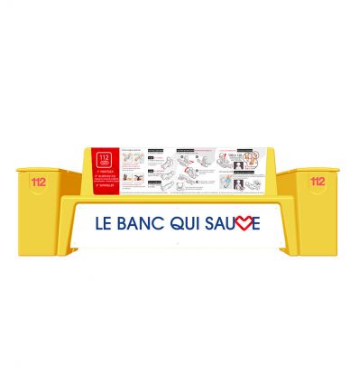 Banc public en plastique qui Sauve des Vies
