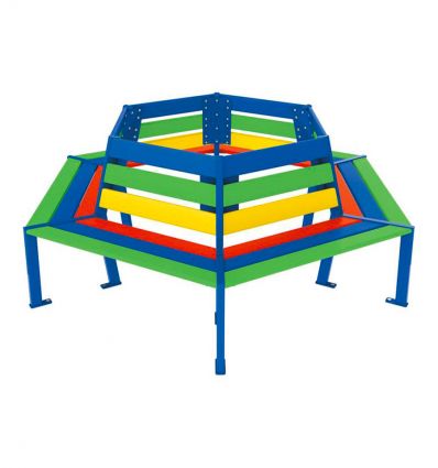 Banc Tour d'Arbre pour Cour d'Ecole