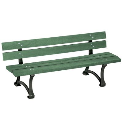 Banc urbain en plastique recyclé